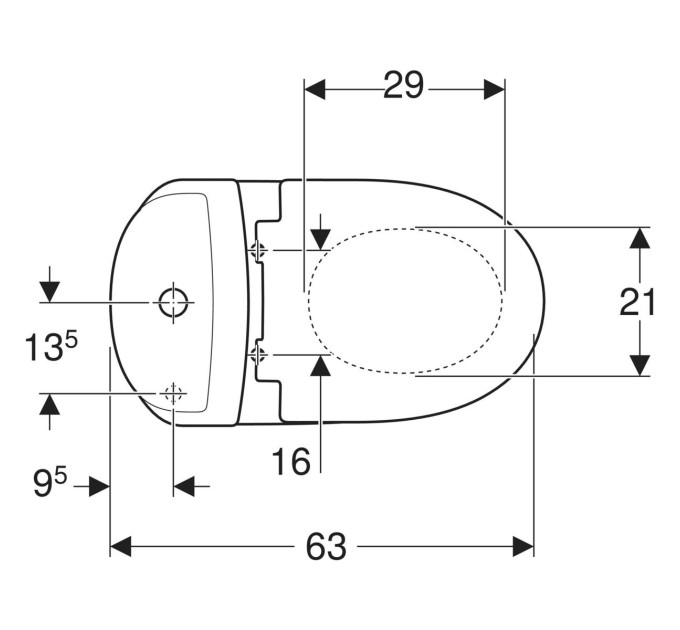 Компакт Runa з кришкою дюропласт soft-close L89206200 Kolo