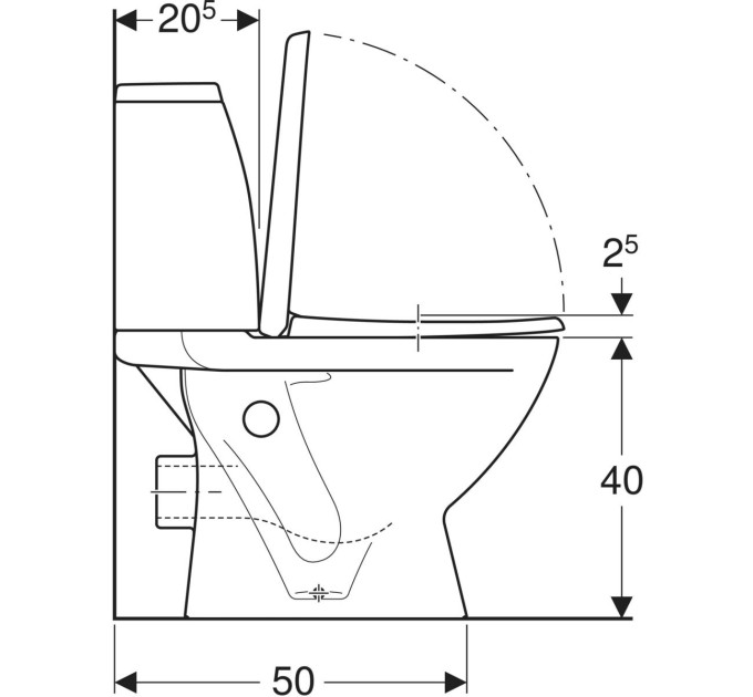 Компакт Runa з кришкою дюропласт Soft close L89208000 Kolo