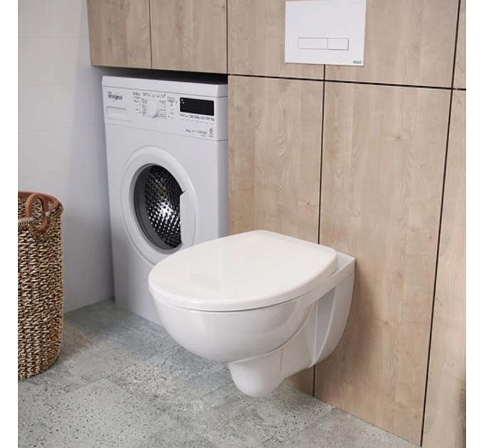 Унітаз підвісний RECORD Rimfree з дюропластовим сидінням, soft-close Click2Clean K99033000 KOLO