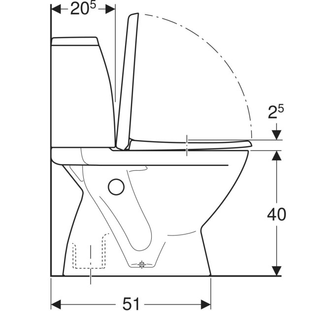 Компакт Runa з кришкою дюропласт soft-close L89206200 Kolo