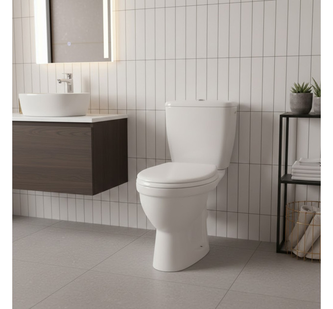 Компакт Antysplash з кришкою поліпропілен 209905UA Kolo