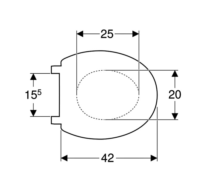 Кришка для унітазу SD 15 ms110 S110163410 KOLO