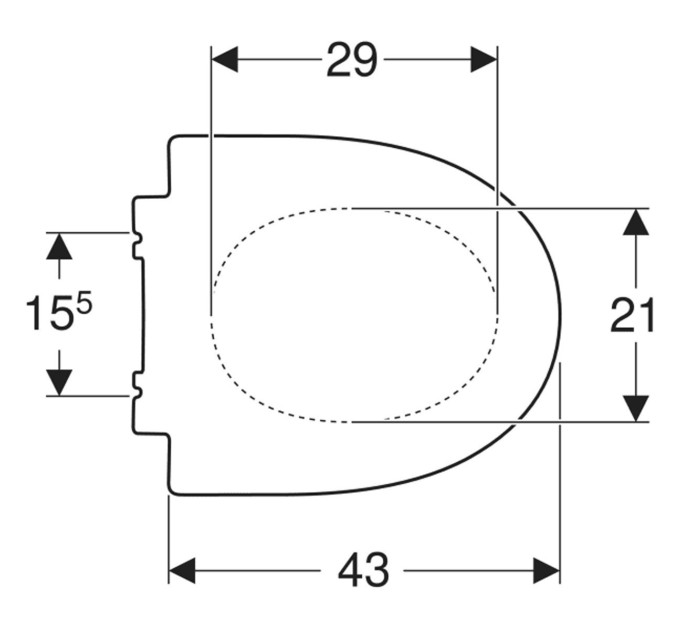 Кришка для унітаза SDU 66 soft-close S110163420 KOLO