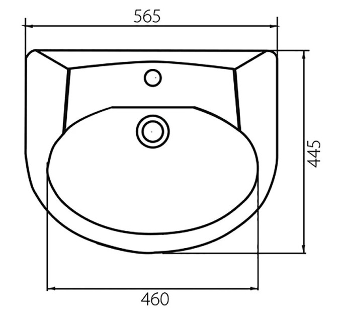 Умивальник 56 Solas 101456UA Kolo