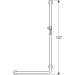 Поручень LEHNEN FUNKTION кутовий 90° 600x1100мм лівий гладка поверхня (L1023521) KOLO