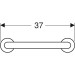 Поручень 30 см гладкий LEHNEN CONCEPT (L60003000) KOLO