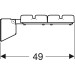 Сидіння для душа відкидне 48,8x48,2 см LEHNEN FUNKTION (L1200100) KOLO