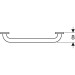 Поручень 45 см гладкий LEHNEN CONCEPT (L60004000) KOLO