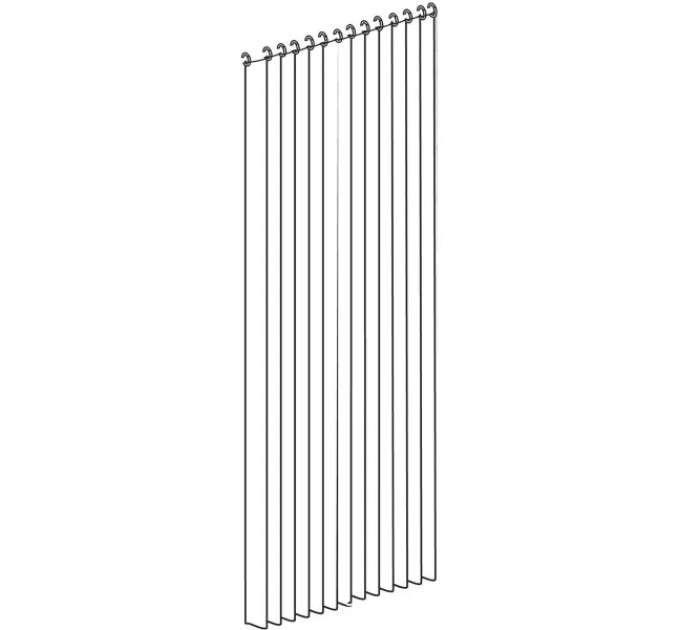 Душова штора 1800x2000 мм LEHNEN CONCEPT (L33333000) KOLO