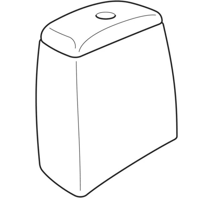 Керамічний бачок з кришкою Solo 7401400U KOLO