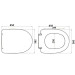 Кришка для унітаза SDU 36 soft-close S110163370 KOLO