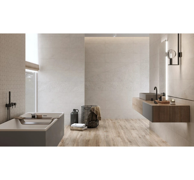 Плитка керамогранітна Keep Calm Grey RECT 598x598x8 Opoczno