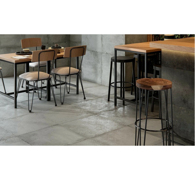 Плитка керамогранітна Stormy Grey Carpet RECT 598x598x8 Opoczno