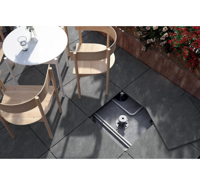 Плитка керамогранітна Atakama Grey 2.0 RECT 593x593x20 Opoczno