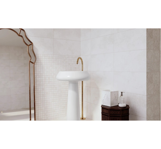 Плитка стінова Calma White 297x600x9 Opoczno