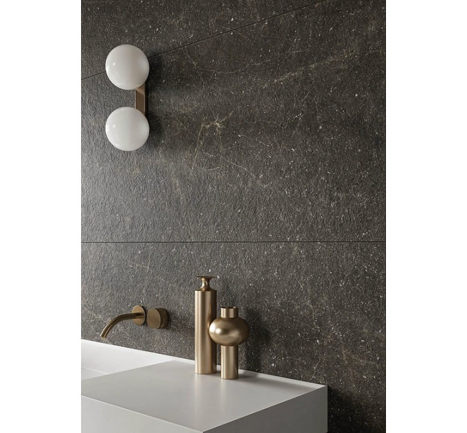 Плитка керамогранітна Alistone Black RECT 598x1198x8 Opoczno