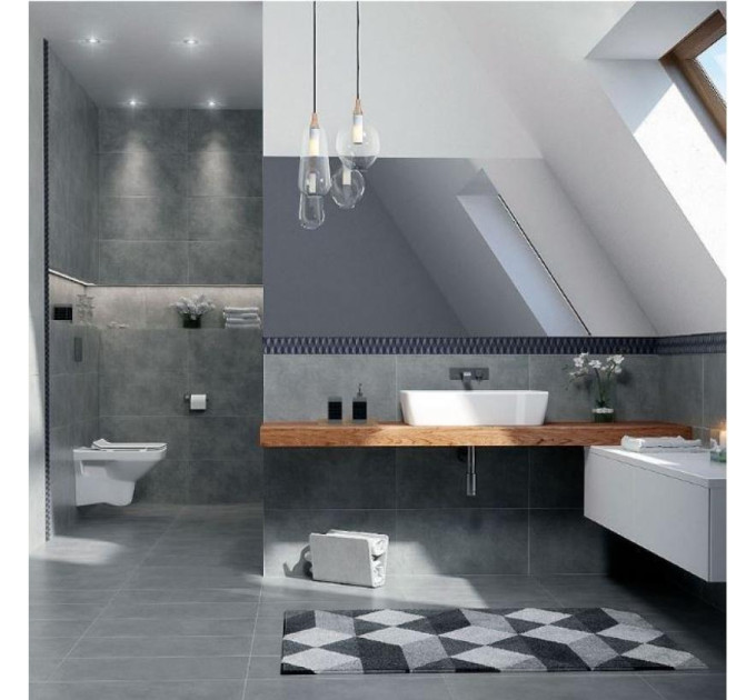 Плитка керамогранітна GPTU 611 Grey RECT 598x598x8 Opoczno