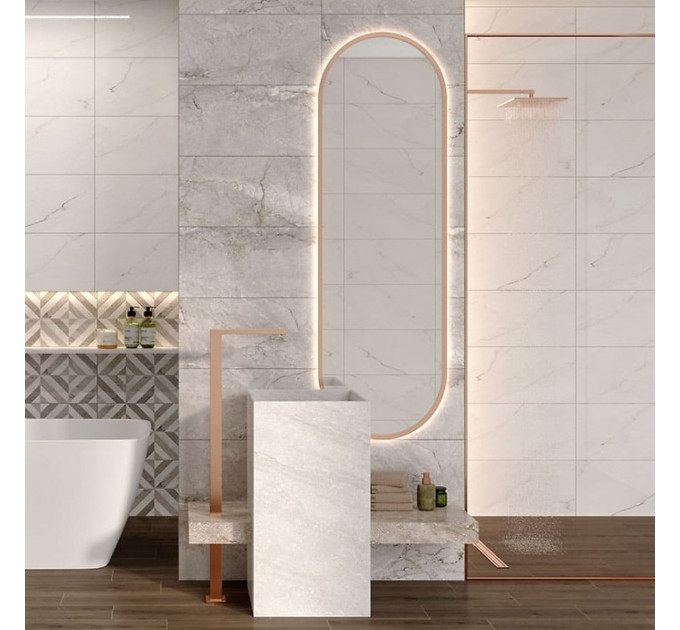 Плитка стінова Mystic Warm Grey GLOSSY 297x600 Opoczno