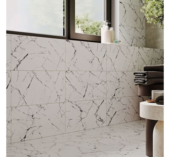 Плитка стінова Sandro White SATIN 297x600 Opoczno