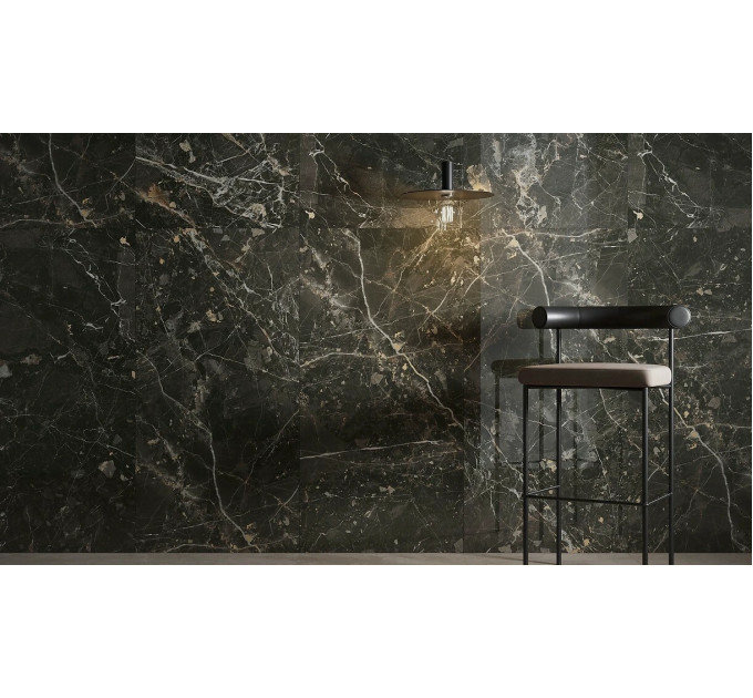 Плитка керамогранітна Black Gold RECT POL 598x1198x8 Opoczno