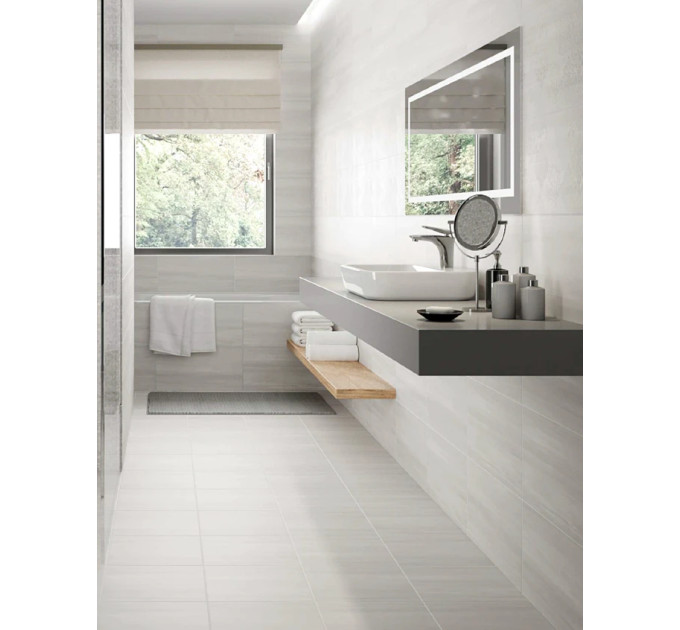 Плитка стінова Grey Shades Light Grey 29,7x60 код 5053 Опочно