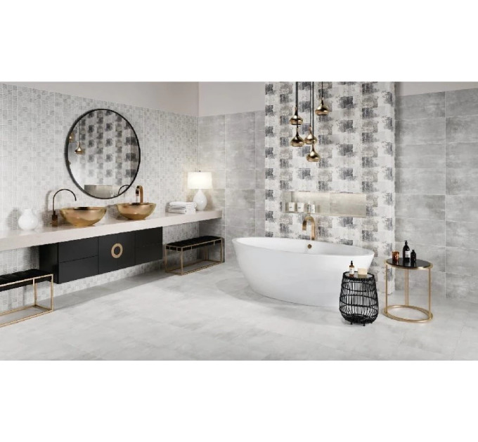 Плитка керамогранітна Avrora Light Grey 420x420x8 Opoczno