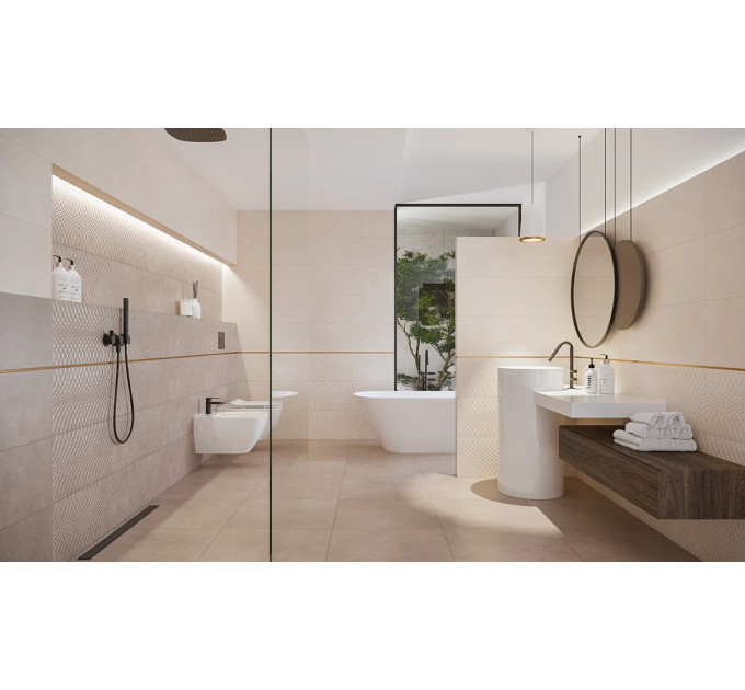 Плитка стінова Arego Touch Ivory SATIN 29x89 код 1330 Опочно