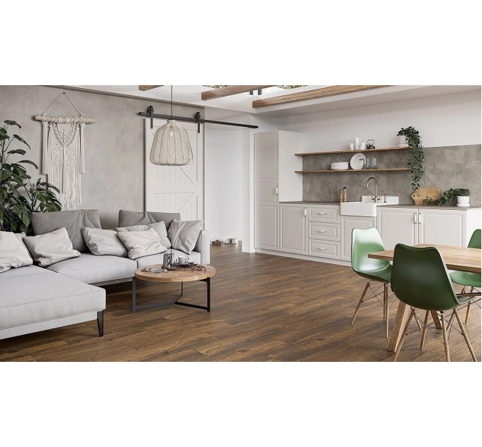 Плитка керамогранітна Passion Oak Chocolate 221x890x8 Opoczno