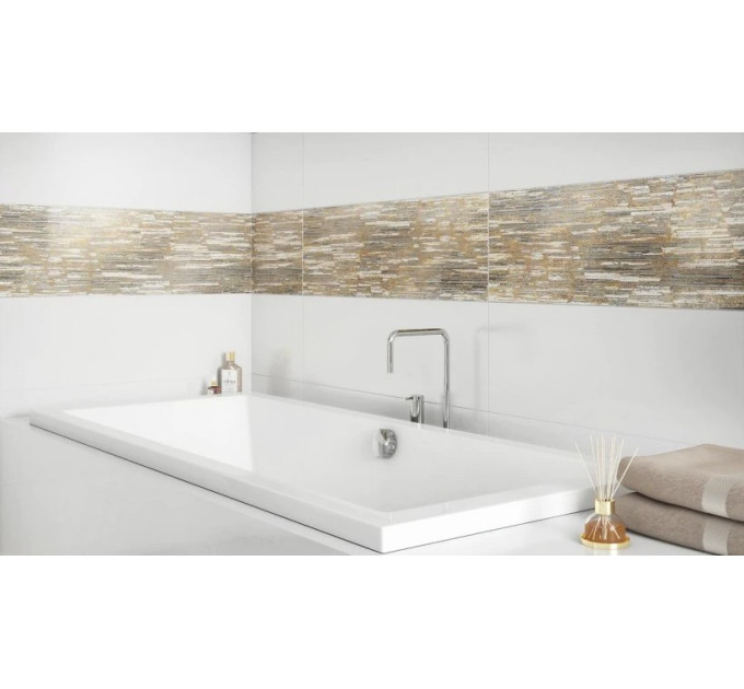Плитка стінова PS901 White GLOSSY 29x89 код 8700 Опочно
