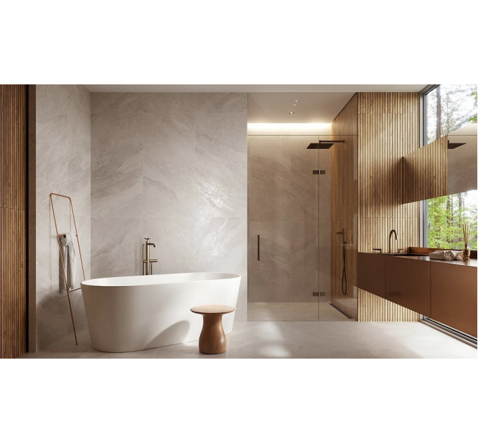 Плитка керамогранітна Sandbank Cream RECT 598x1198x8 Opoczno