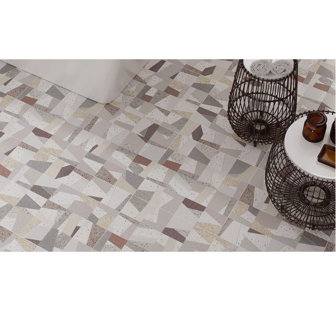 Плитка керамогранітна Rovena Pattern SATIN 420x420x8 Opoczno