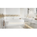 Плитка стінова PS901 White SATIN 29x89 код 8915 Опочно