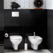 Плитка стінова Black GLOSSY 25x75 код 1615 Опочно