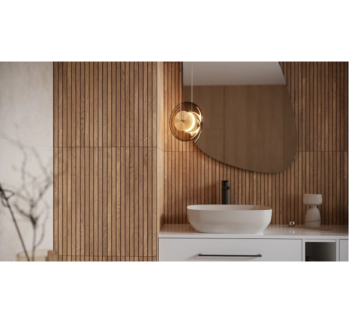 Плитка стінова Boseli Wood Brown RECT STR 298x598 Opoczno