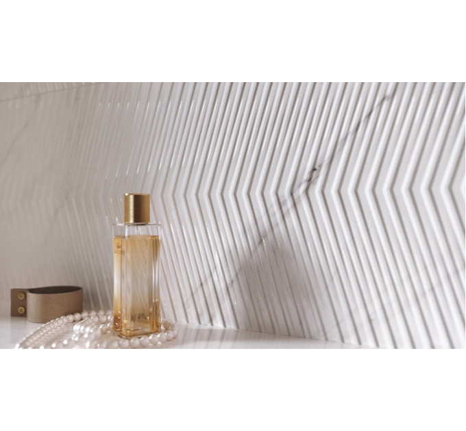 Плитка стінова Carrara Chic White Chevron GLOSSY STR 29x89 код 3518 Опочно