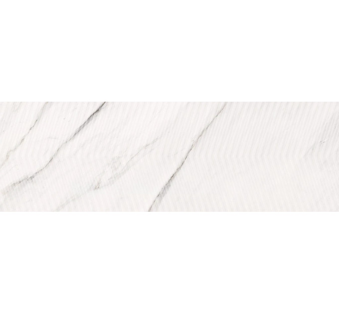 Плитка стінова Carrara Chic White Chevron GLOSSY STR 29x89 код 3518 Опочно