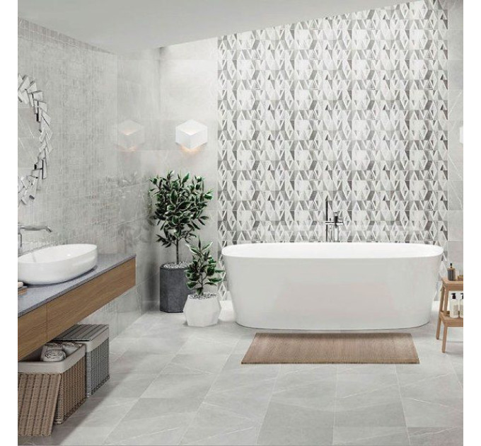 Мозаїка Beatris Light Grey 29,7x29,7 код 4288 Опочно
