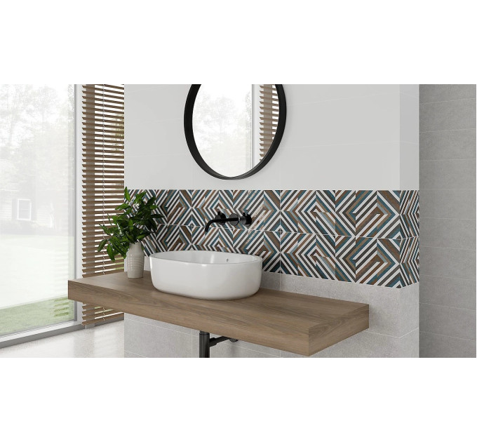 Плитка стінова Francheska Grey SATIN 20x60 код 1176 Опочно