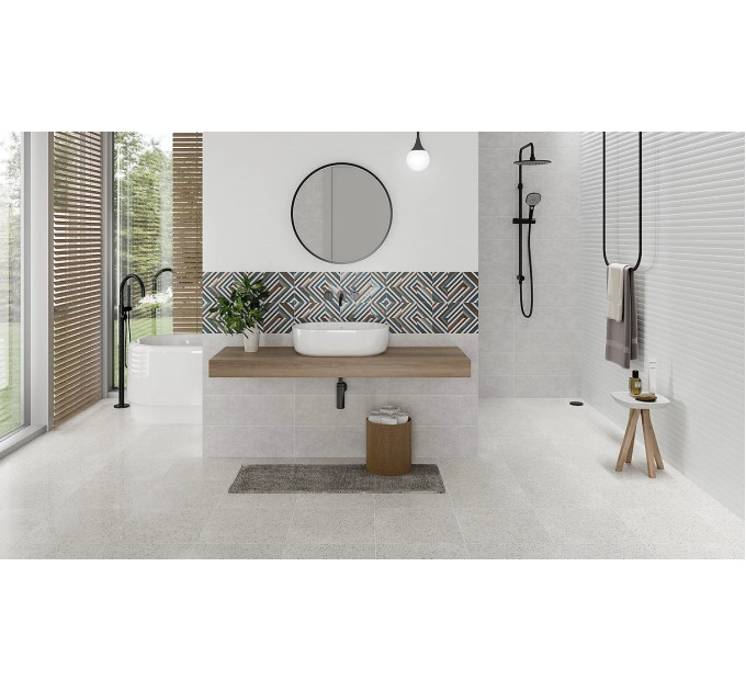 Плитка стінова Francheska Grey SATIN 20x60 код 1176 Опочно
