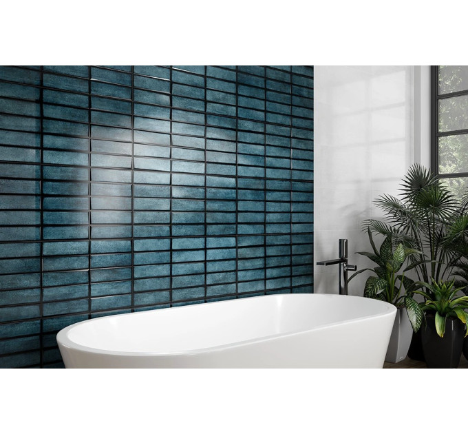 Плитка стінова Fransua White GLOSSY 29,7x60 код 1947 Опочно