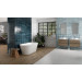 Плитка стінова Fransua White GLOSSY 29,7x60 код 1947 Опочно
