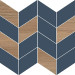 Мозаїка Love You Navy Half SATIN 29x29 код 4348 Опочно