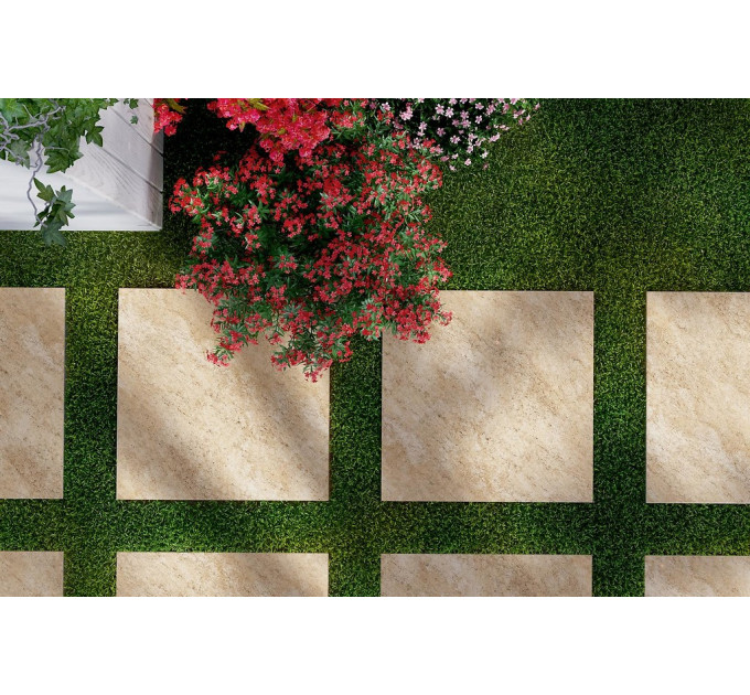 Плитка керамогранітна Atakama Beige 2.0 RECT 593x593x20 Opoczno