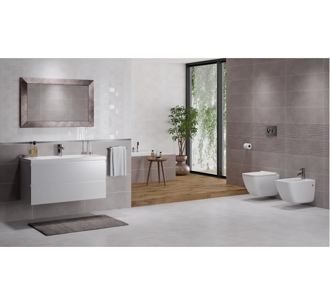 Плитка стінова Georgi Cream SATIN 25x75 код 5428 Опочно