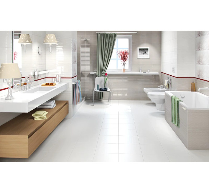 Плитка стінова Avangarde White 29,7x60 код 6761 Опочно