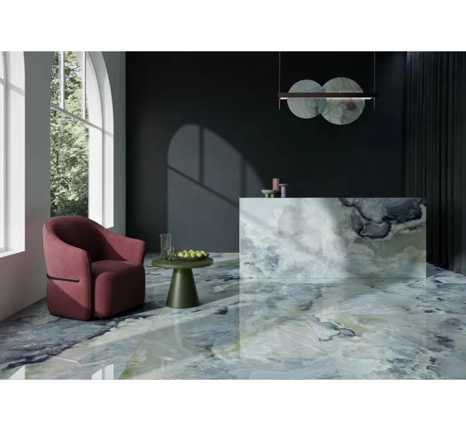 Плитка керамогранітна Invisible Green SZKL RECT POL 1198x2798 Paradyz