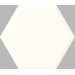 Декор Uniwersalny Heksagon White STR 171x198x9 Paradyz