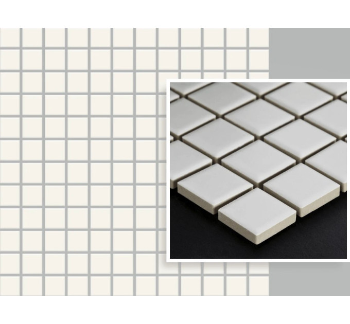 Мозаїка Albir Bianco (2,3x2,3) 298x298x6 Paradyz