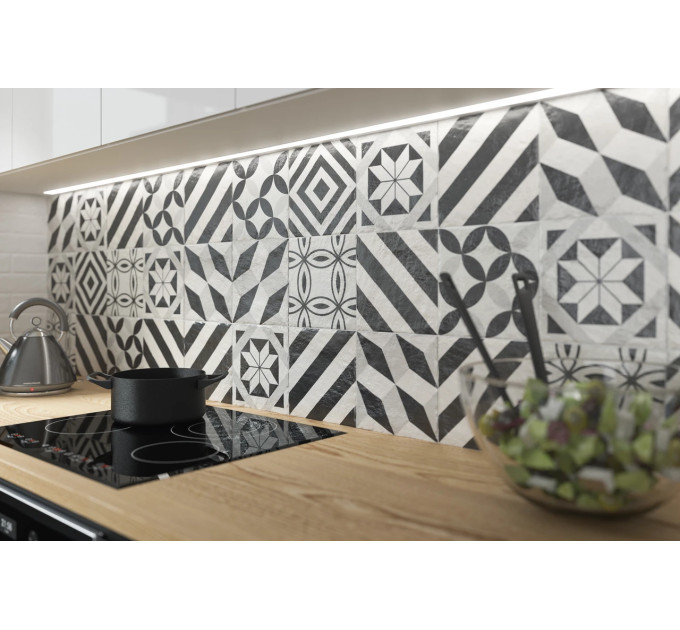 Плитка підлогова Modern Motyw B SZKL STR 19,8x19,8