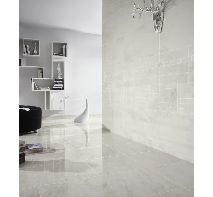 Плитка підлогова Calacatta SZKL RECT MAT 89,8x98,8